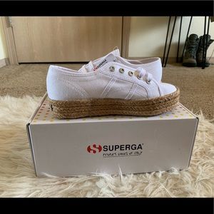 Superga platform espadrilles. New never worn.